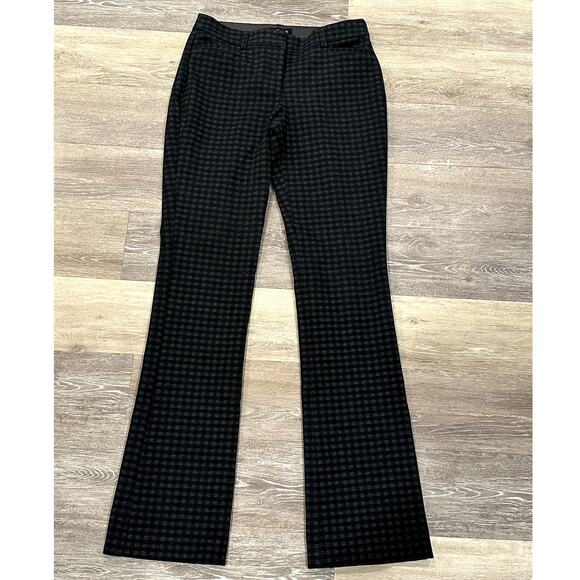 Express Women's Dress Pants Gray Black Blue Columnist Barely Boot Size 6L - Picture 1 of 5